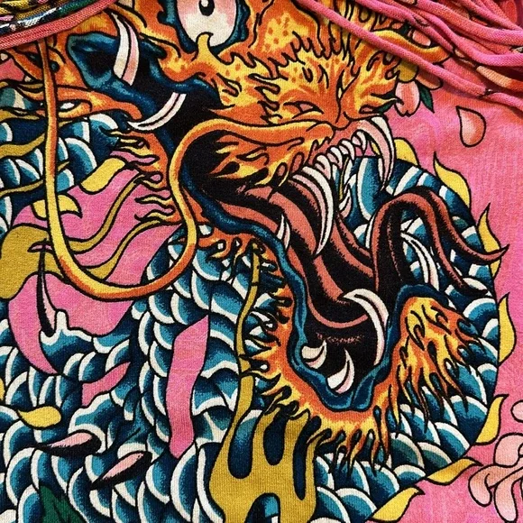 WOW!!! 🤩 NWT Y2K Christian Audigier Dress with Fringe! - Picture 11 of 11